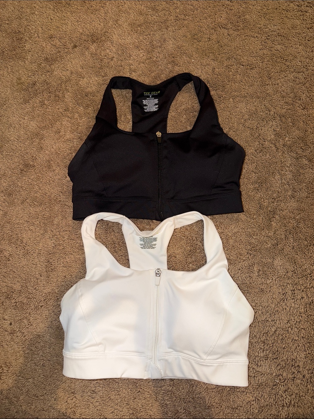 Tek Gear sports bras